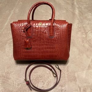 MCM
Milla Embossed Crocodile Handle Bag